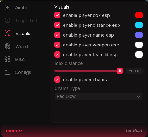 Чит Раст Memez External 2