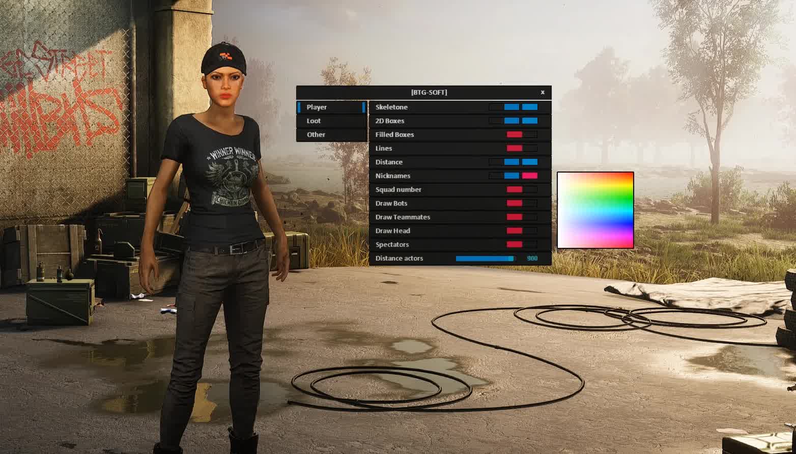 Чит PUBG BTG 3