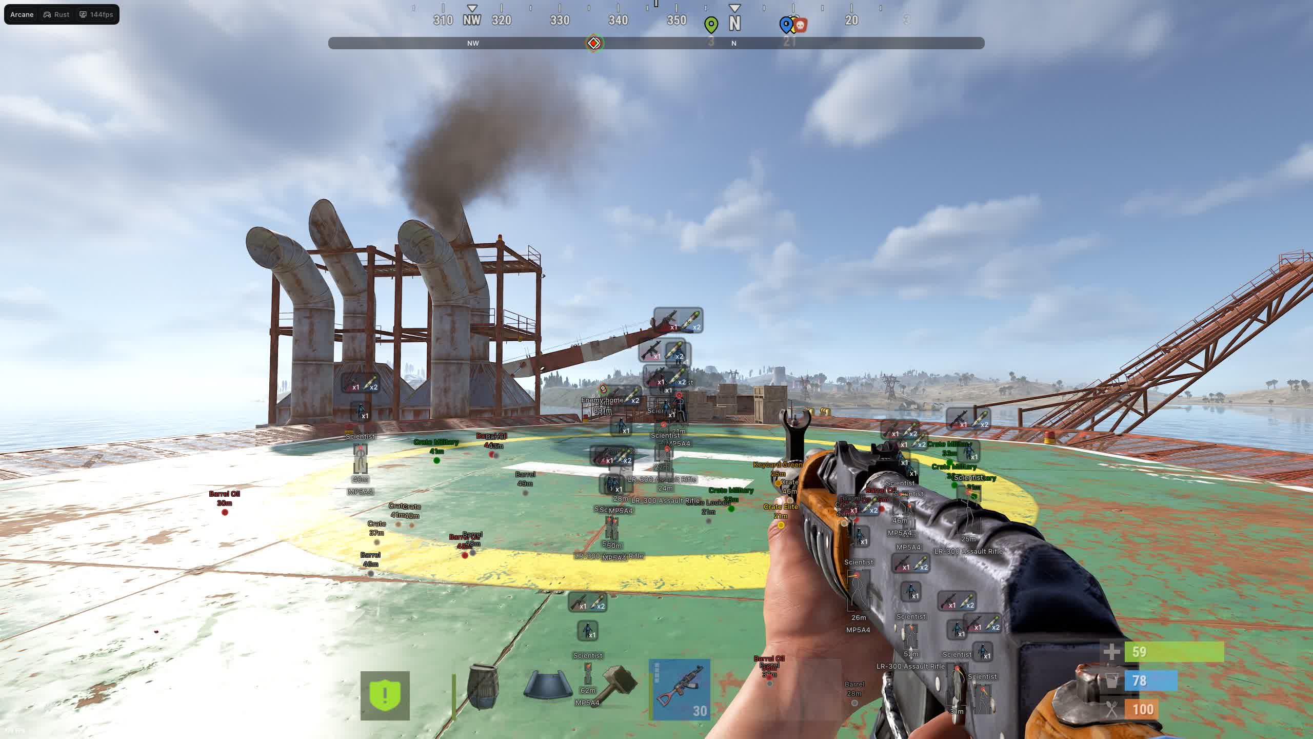 Чит Arcane для Rust