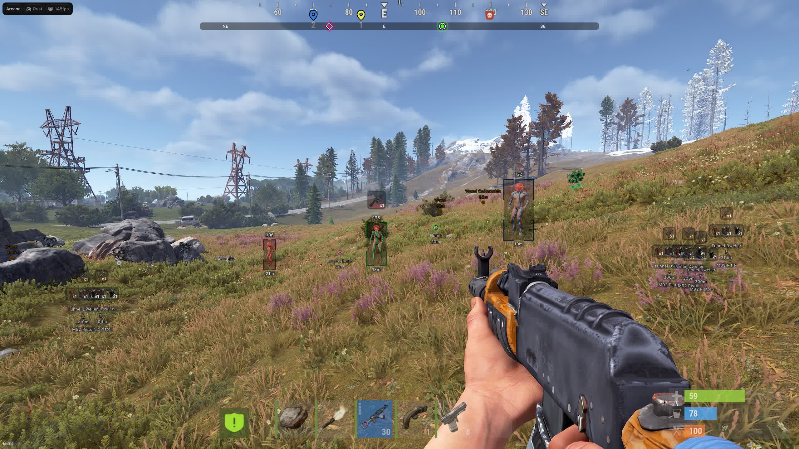 Чит Arcane для Rust 3