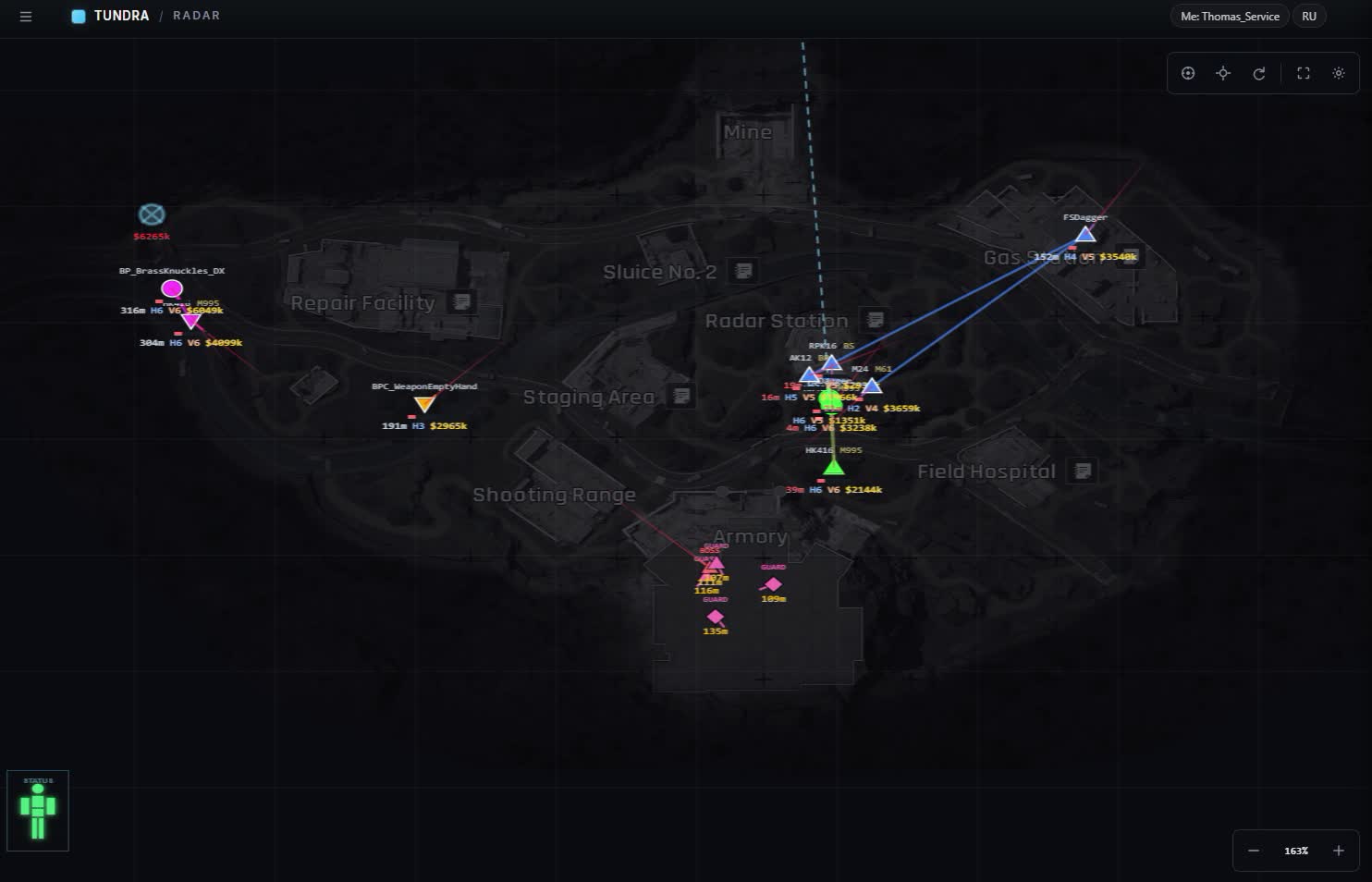 Радар Lovec для Arena Breakout Infinite 3