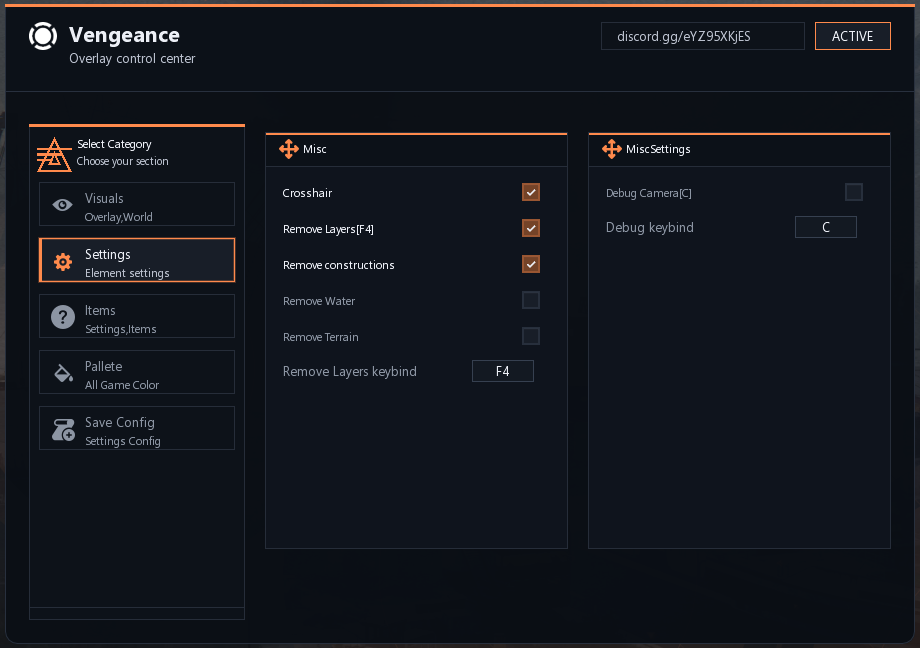Чит Vengeance Lite 7